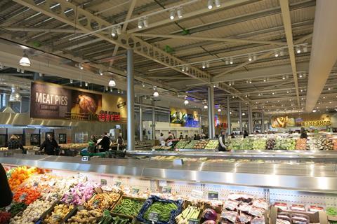 Morrisons hot food section